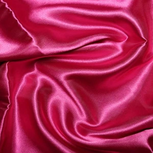 Minerva Core Range Premium Soft Liquid Satin Dressmaking Fabric per metre, 150cm / 59" Wide - Cerise Pink