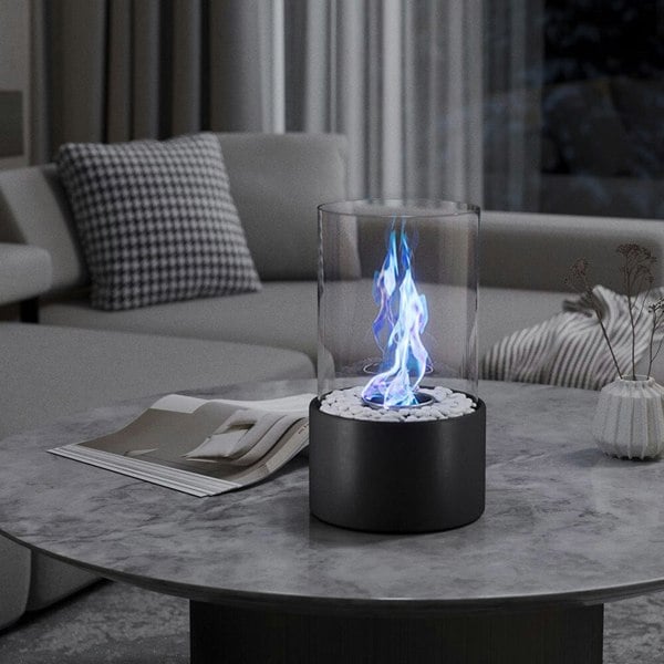 28cm Height Tabletop Bio Ethanol Fireplace Smokeless Heater for Dancing Flame Bio Ethanol Fireplaces Living and Home