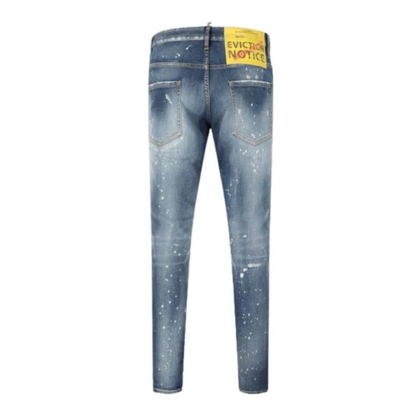 DSQUARED2 S74LB1060 S30789 SKATER JEAN 470 NAVY BLUE JEANS Mens 46