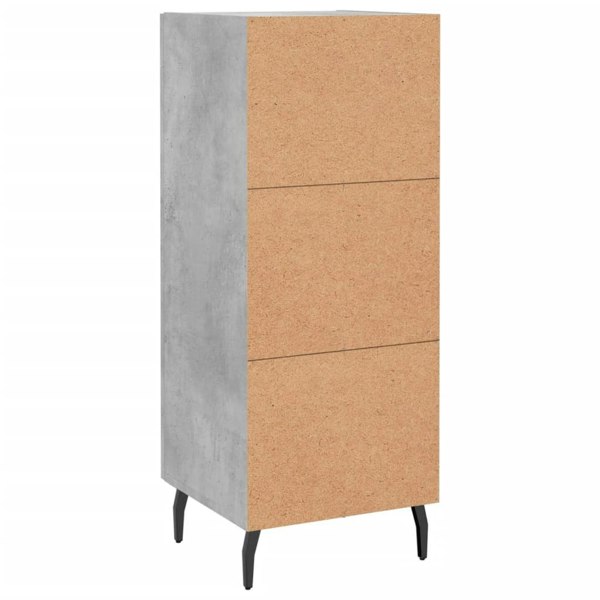 Berkfield Sideboard Concrete Grey 34.5x34x90 cm Engineered Wood