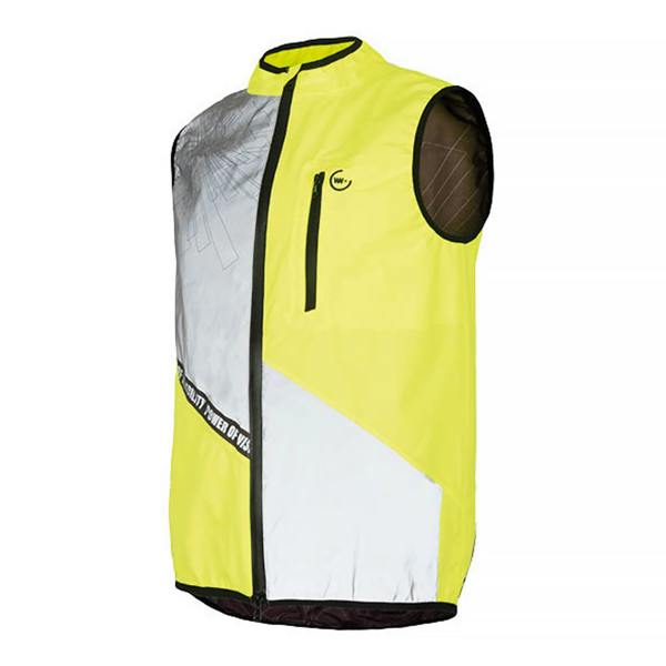 WOWOW Mens Ladies Road Town Yellow Hi Vis Waterproof Cycling Jacket