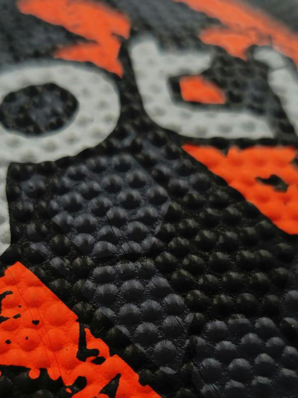 Street Basketball Size 7 – Black/Orange, Durable Grip for All Surfaces - Optimum