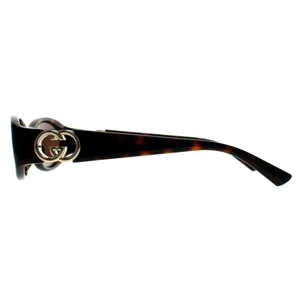 Gucci Sunglasses GG1660S 002 Shiny Dark Havana Dark Brown