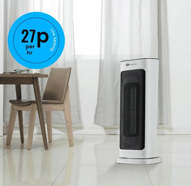 PureMate 2000W Portable Ceramic Fan Heater