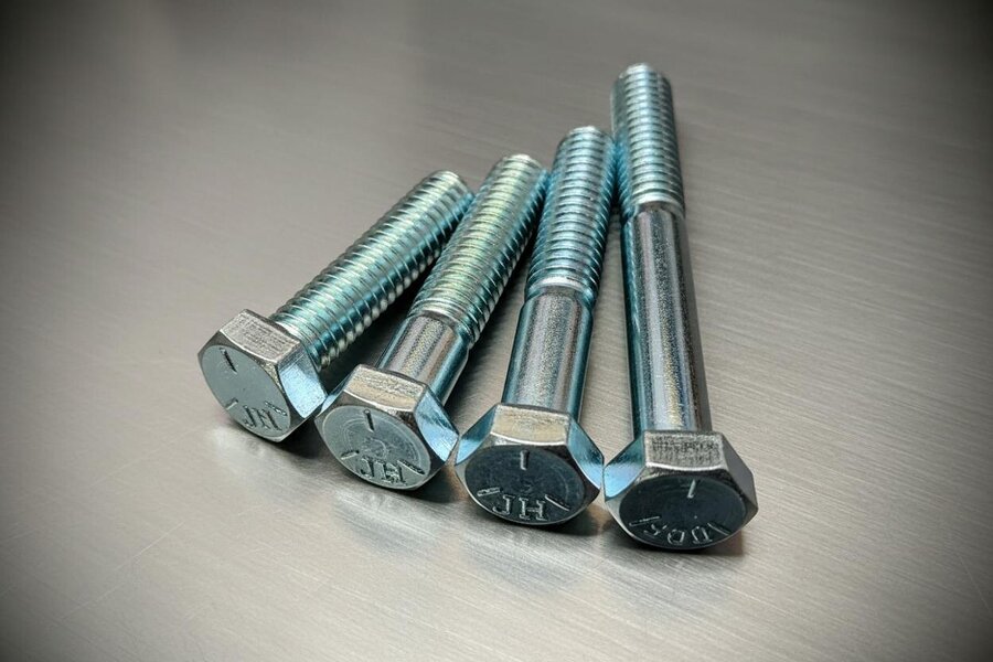 Fixaball UNC 5/16" Hex Bolt Set Screws High Tensile 8.8 Zinc BZP
