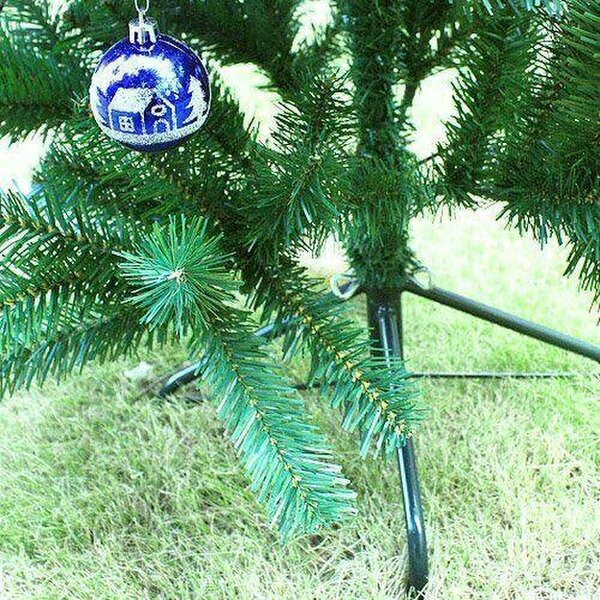 Shatchi 4ft Green Artificial Christmas Tree with 230 Tips and Clear Fairy Lights
