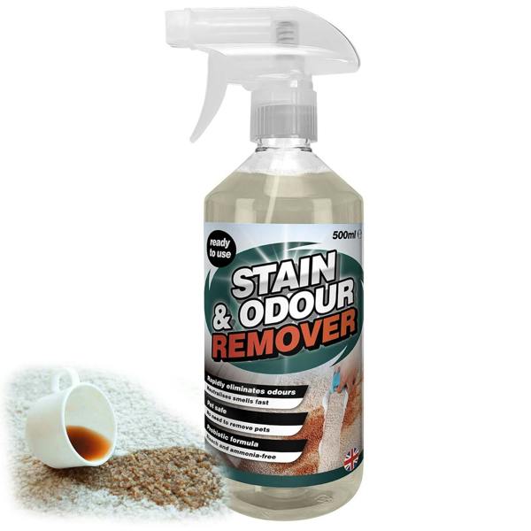 1 x 500ml Pet Friendly Stain & Odour Remover Trigger Spray