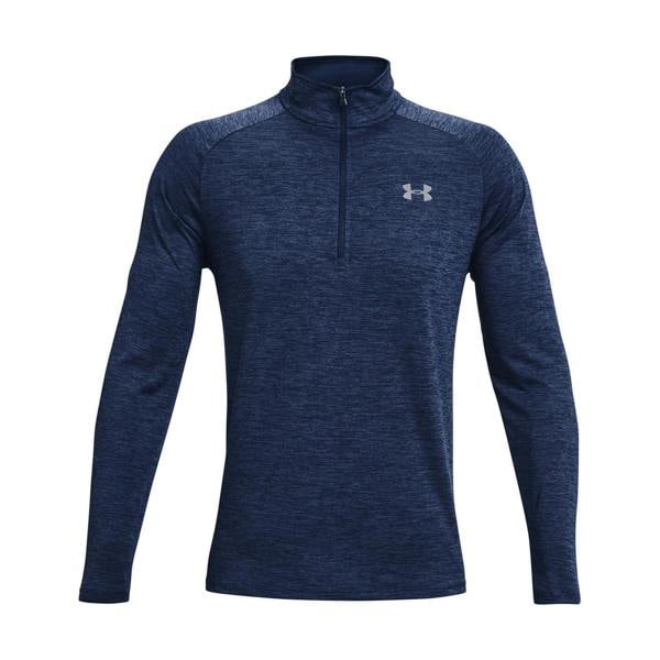 Under Armour Mens 2.0 Half Zip Technical Top - Naval Academy - 