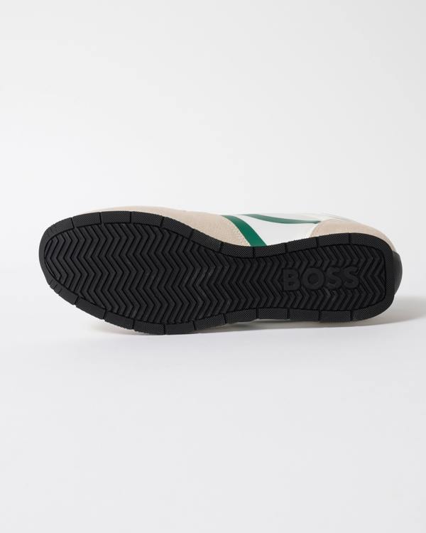 BOSS Orange Levon Runn Nymi Mens Trainers - Open White 123