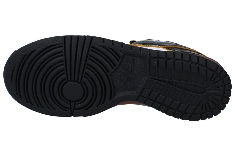 Nike Dunk Low SE GS Trainers Hq9294  100 - White Bright Citron Black 100 - Photo 4