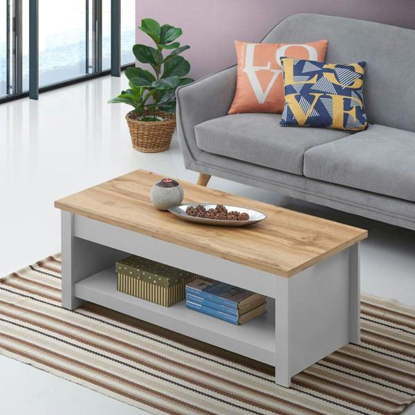Timber Art Design Lisbon Lift Up Coffee Table