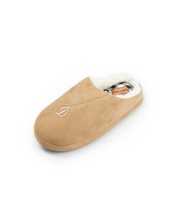 Only Fools And Horses Mens Brown Del Boy Mule Slippers