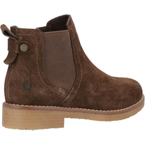 Hush Puppies Maddy Ladies Women's Ankle Boots in Chocolate