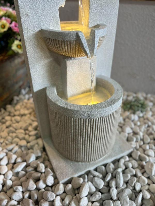 Tranquillity Water Features Diablo Pour Contemporary Water Feature