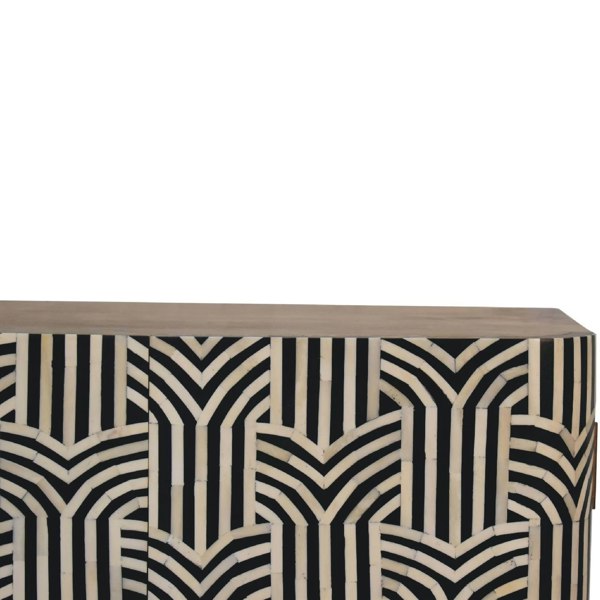 Artisan Furniture Solid wood Edessa Bone Inlay Cabinet