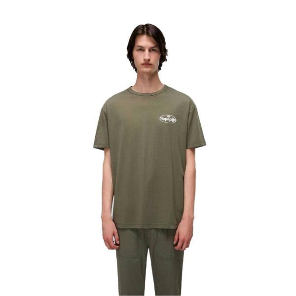 Napapijri Mens Graphic T-Shirt - Green - 