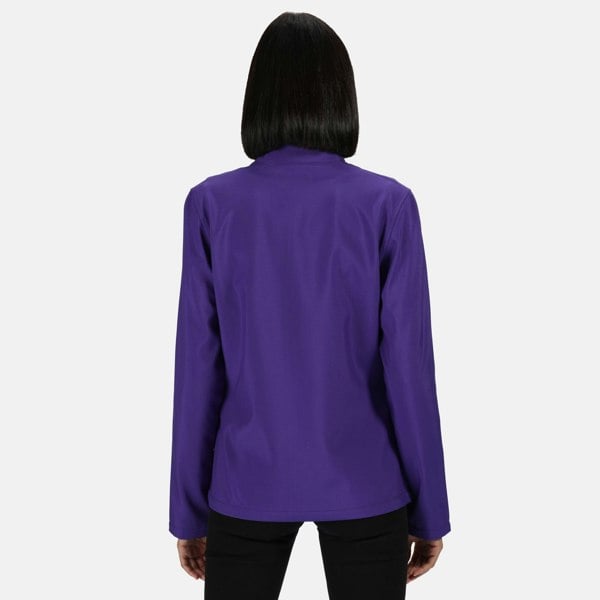 Regatta Standout Womens/Ladies Ablaze Printable Soft Shell Jacket - Purple/Black