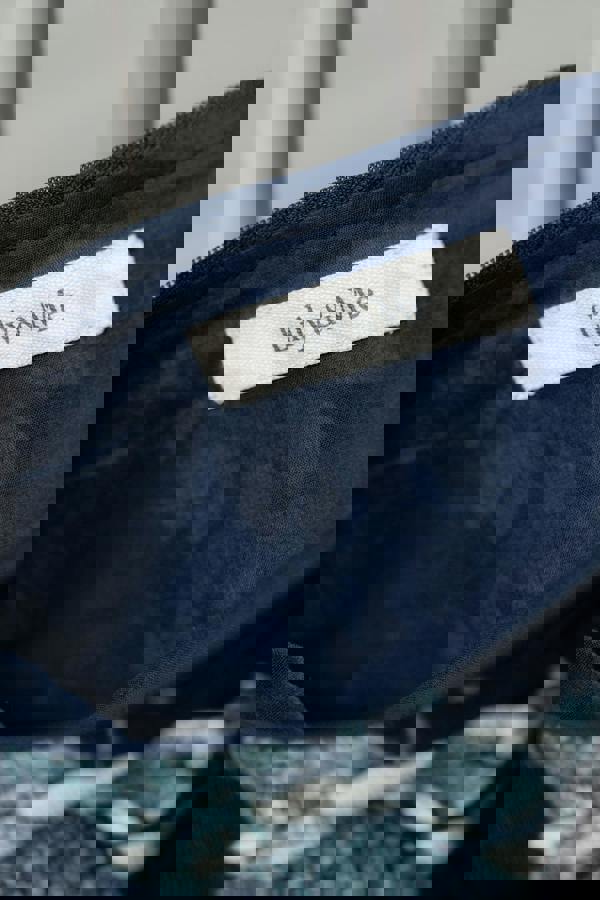 Lily & Me Harvest Print Cord Crossbody Bag Navy