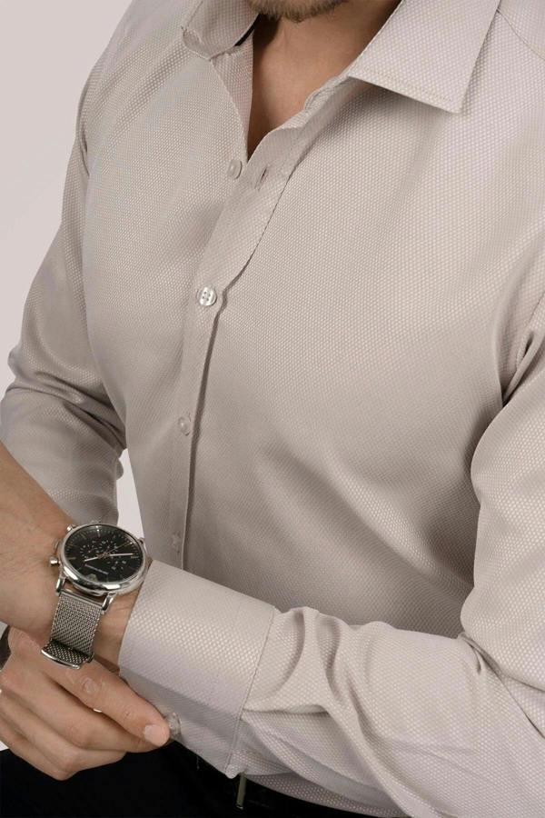 WOVCOR Button-Down Slim Fit Men’s Shirt