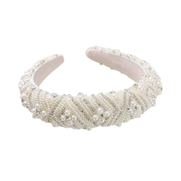 Gold Trip Pearl Sparkle Padded Headband