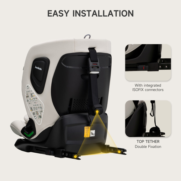 JoviKids Cici TT Car Seat - Milkstone