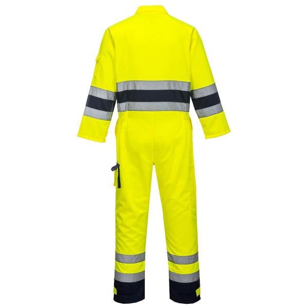 Nantes Hi-Vis Contrast Work Coverall Portwest