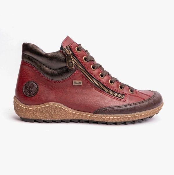 Rieker L7500-35 Womens Boots Red