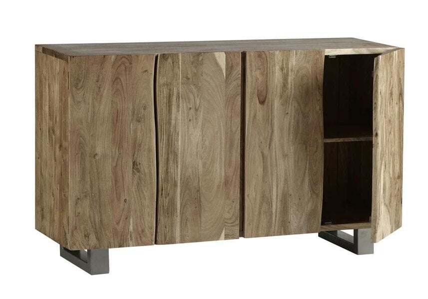 Wyld Haus Wellington Acacia Wood Modern Sideboard 4 Drawers