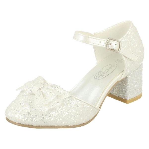 Spot On Girls Spot On Glitter Party Shoes H3081