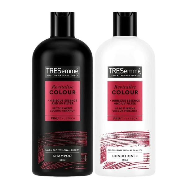 TRESemmé Shampoo & Conditioner Set 680ml w/ Vitamins B, C & E for All Hair Types