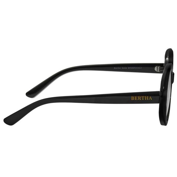 Bertha Annie Polarized Sunglasses - Black/Black - BRSBR054C1