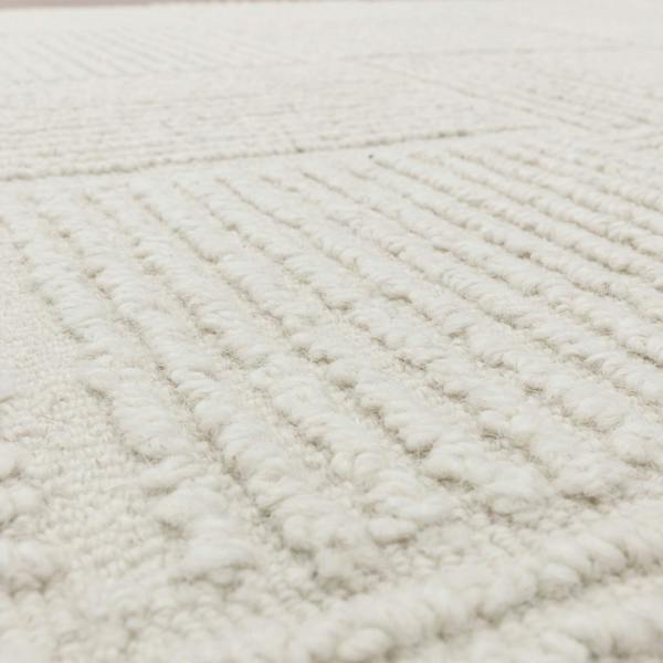Asiatic Zennith Grid Wool Ivory Area Rug