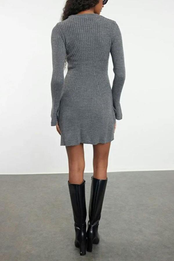 WOVCOR Mini Knit A-Line Dress