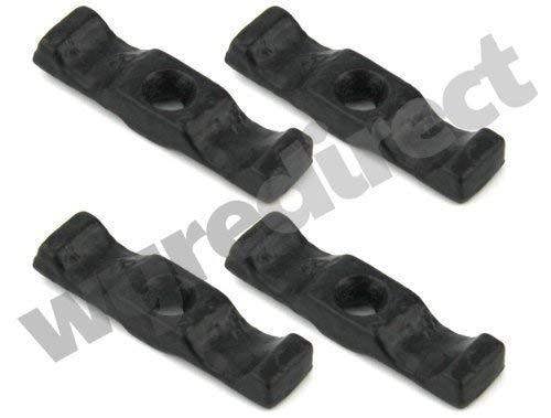 4X Large Turn Button Latch 2.5" 63mm Black Shed Spin Catch Rabbit Hutch Gate