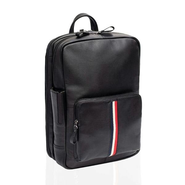 PRIMEHIDE Leather Laptop Backpack with Stripe - TEXAN