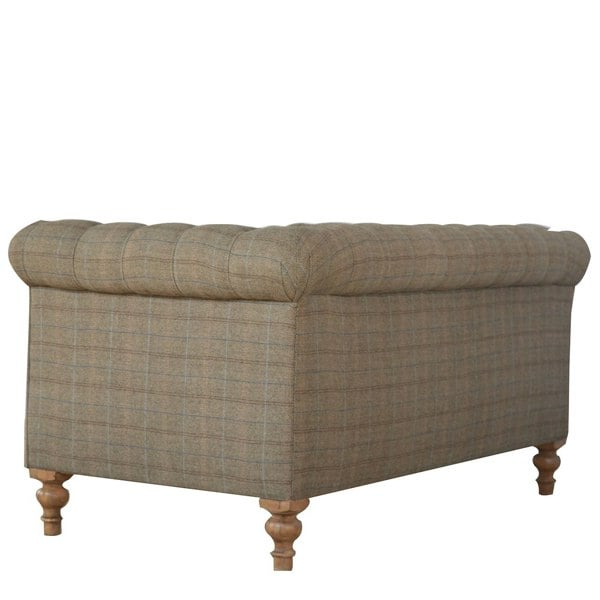 Artisan Furniture Multi Tweed 2 Seat Chesterfield