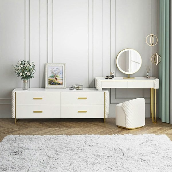 Devorit Dressing Table, Cream-Rit Concept-Rit Concept