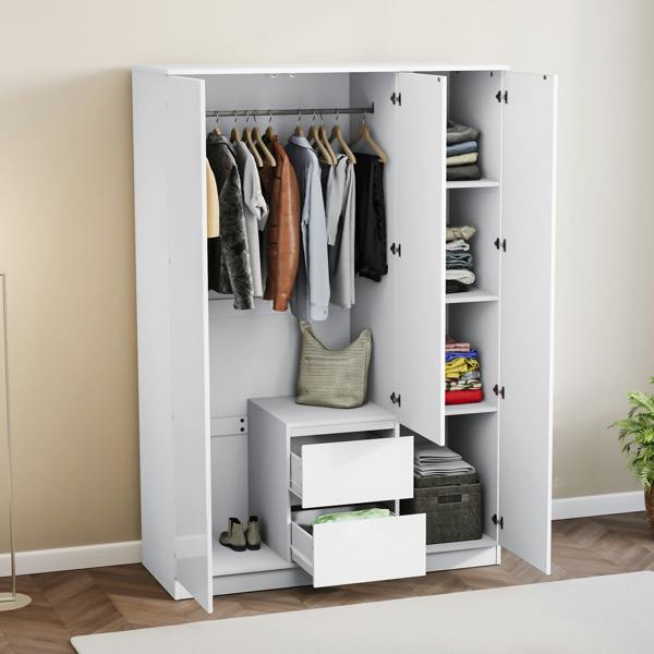 Vida Designs Glinton 3 Door 2 Drawer Wardrobe