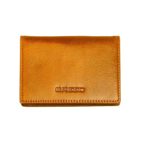 Breed Porter Genuine Leather Bi-Fold Wallet - Camel - BRDWALL002-CML