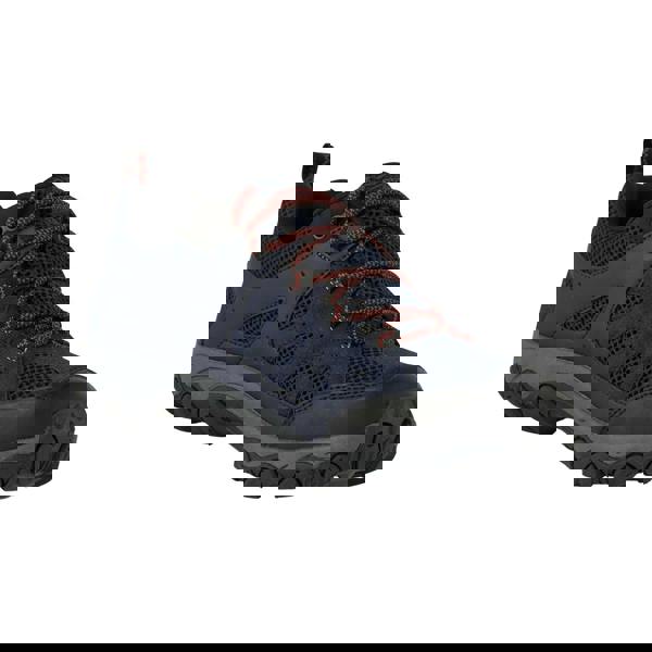 Regatta Mens Edgepoint IV Low Walking Shoes - Navy/Potters Clay - 