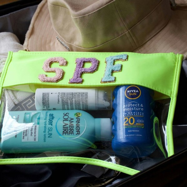 Personalised Clear Travel Pouches - MYLEE London