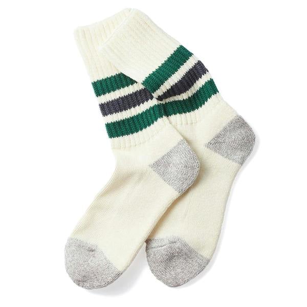 ROTOTO Coarse Ribbed Old School Crew Socks