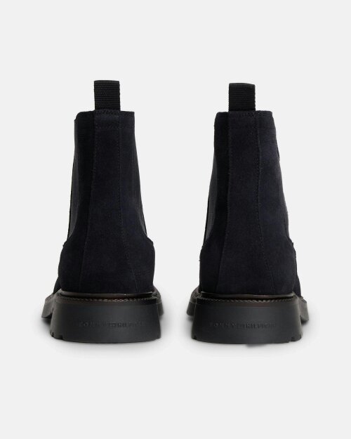 Tommy Hilfiger Corporate Casual Suede Mens Chelsea Boots - Navy Blue