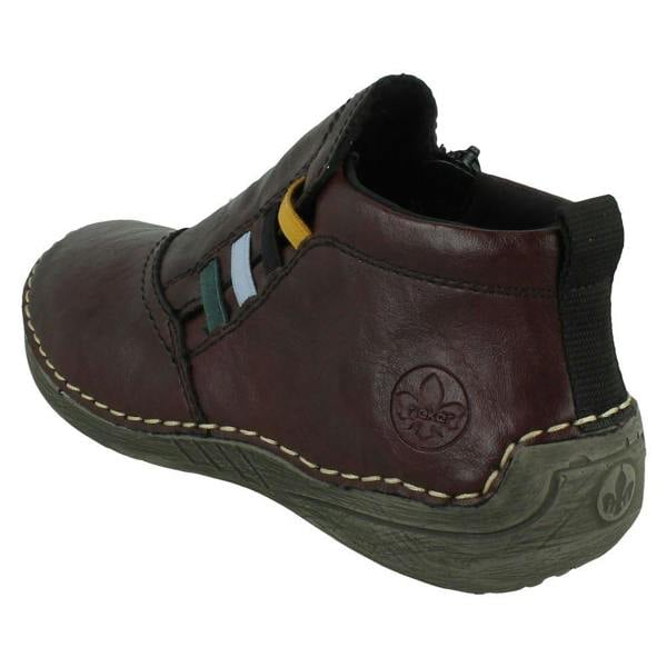 Rieker Ladies Rieker Casual Zip Ankle Boots 52584