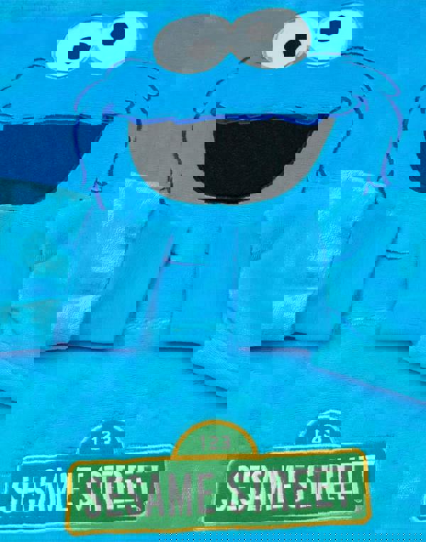 Sesame Street Unisex Blue Cookie Monster Blanket Hoodie (One Size)