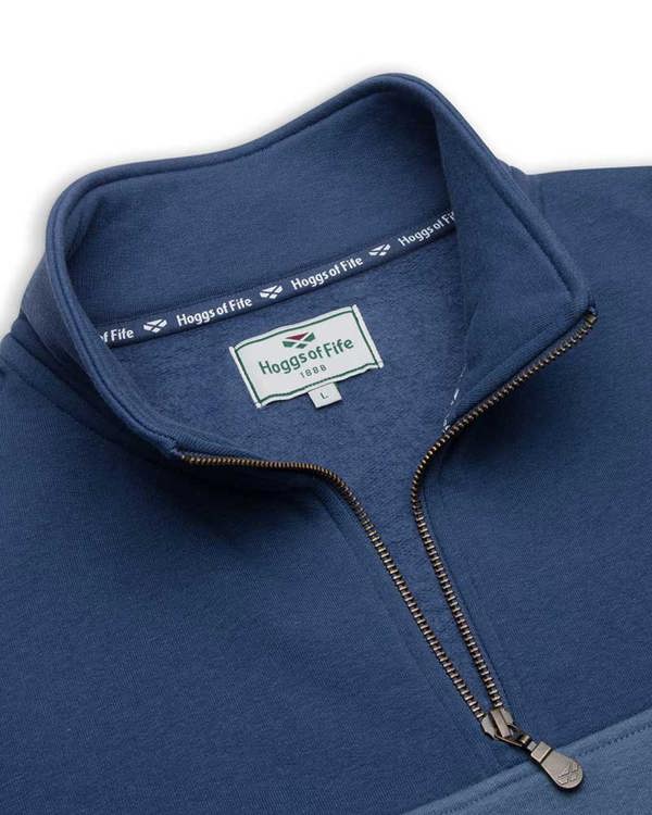 Hoggs of Fife Dumfries  1/4 Zip Sweatshirt 