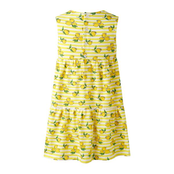 Rachel Riley Lemon Stripe Jersey Dress
