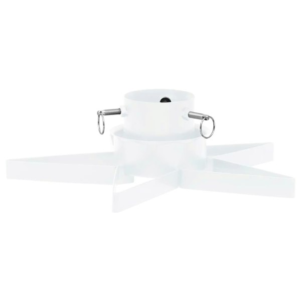 Berkfield Christmas Tree Stand White 47x47x13.5 cm