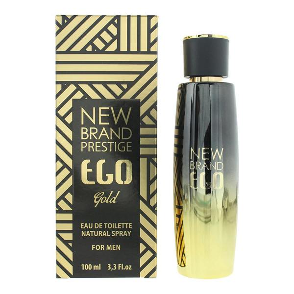 New Brand Ego Gold For Men Eau de Toilette 100ml Spray for Him