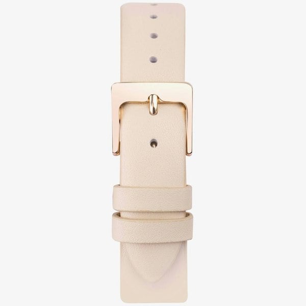 Sekonda Ladies Rose Gold Tone Pink Leather Strap Watch 40470